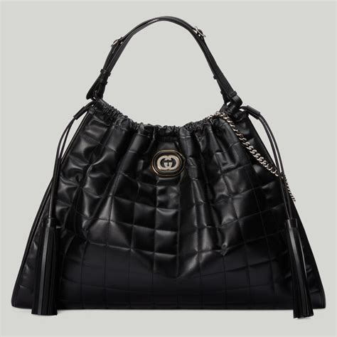 gucci large shopper bag|Gucci deco large tote bag.